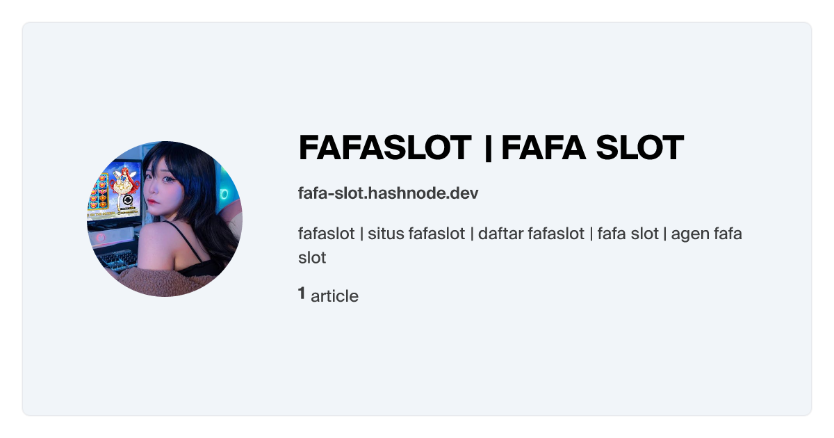 FAFASLOT | FAFA SLOT
